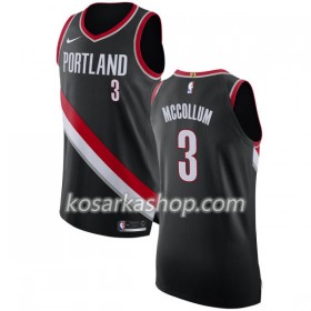 Dres Portland Trail Blazers CJ McCollum 3 Nike 2017-18 Crna Swingman